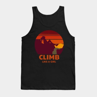 Climb Like a Girl Tank Top